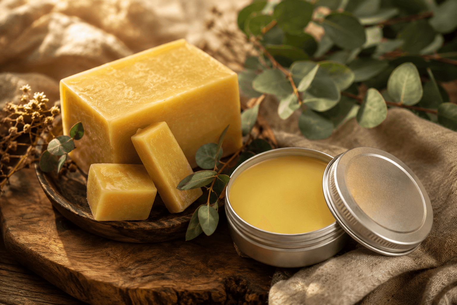 Beeswax soaps & balms