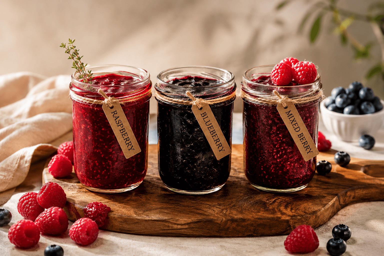 Homemade jams & preserves